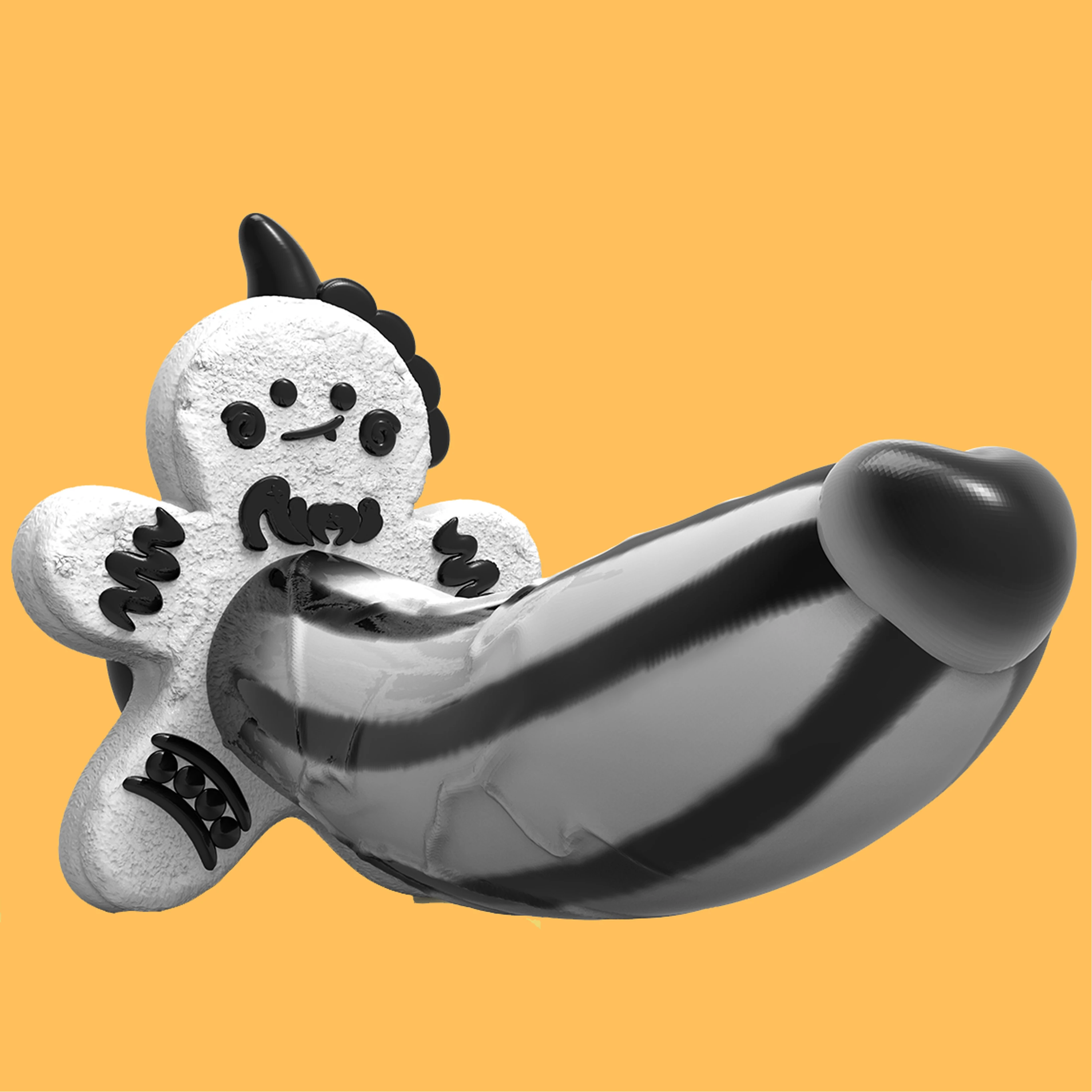 Aimitoy Gingerbread Man dildos offer realistic touch, suction cup, and wate...