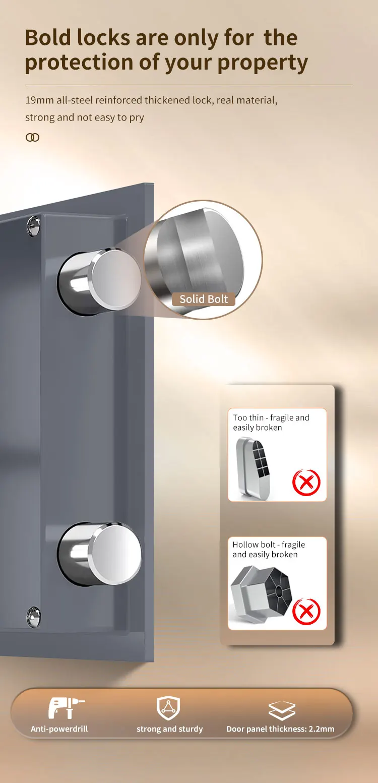 CEQSAFE Home Metal Steel Electronic Digital Security Combination Lock Kid Mini Safe supplier