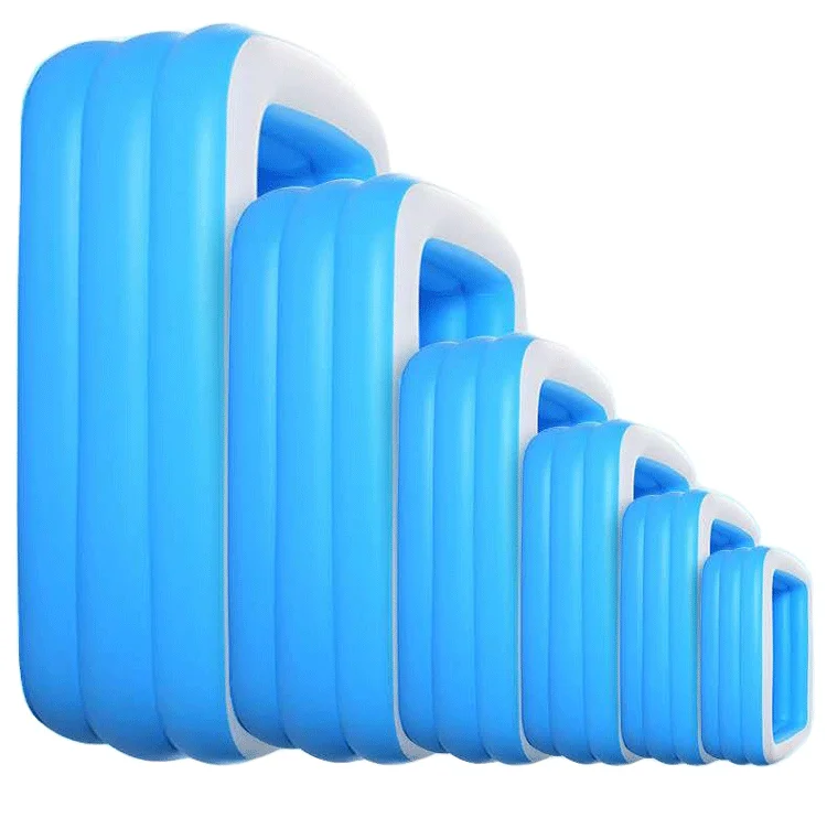 Wholesale Factory Popular Design Rectangular Pool Different Size Inflatable Pools Swimming Outdoor