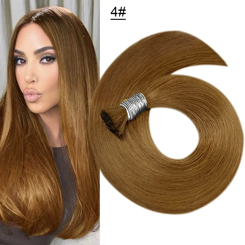 100% Real Virgin Straight Human Hair Bulk Extension 1b 613 Honey Blonde Weaving για πλέξη μη επεξεργασμένων βραζιλιάνικων μαλλιών_voghion.com