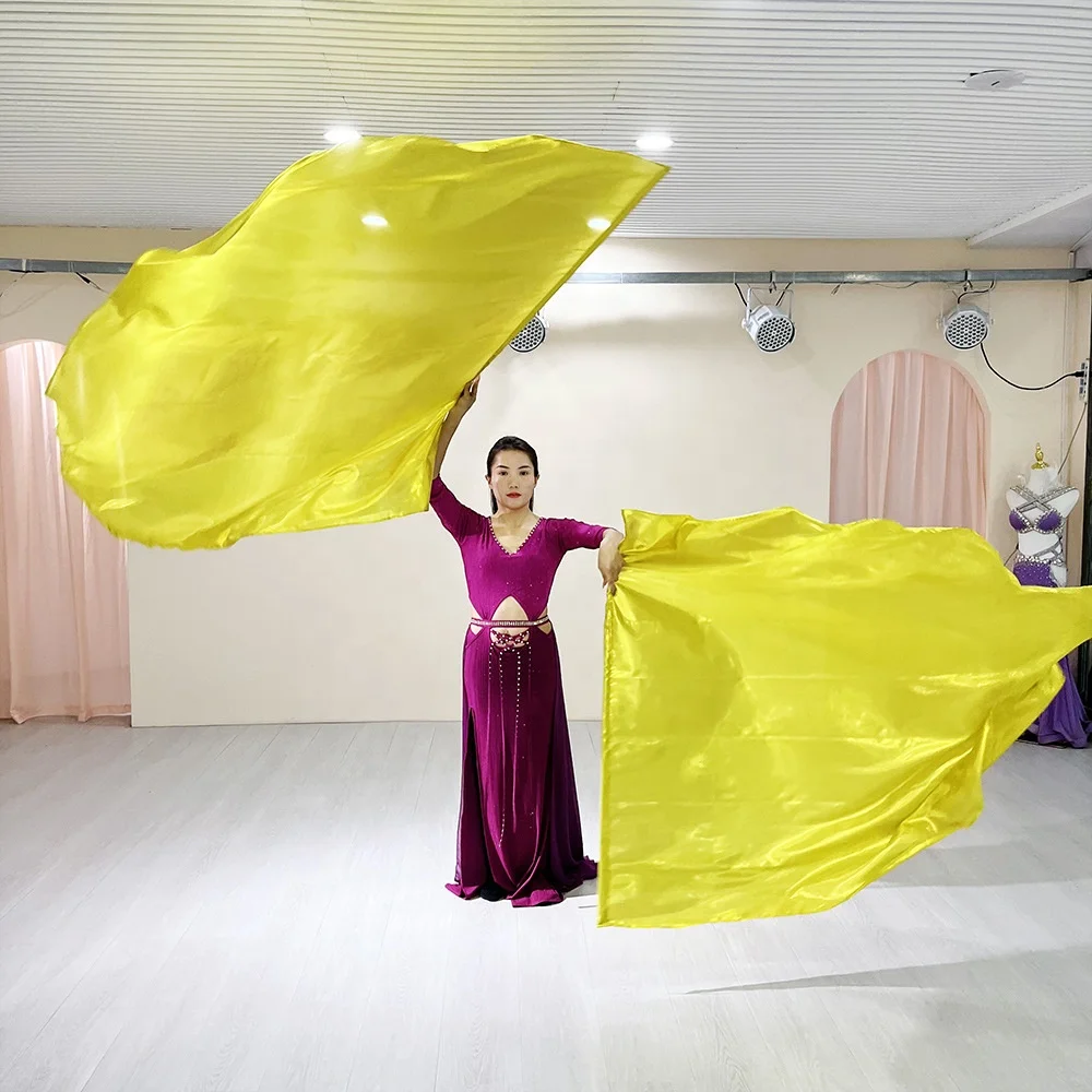 Praise Dance Dress Girls'  Metallic Gold Worship Costume With Wide-Leg  Pants Wide Leg Pants Dance Costume