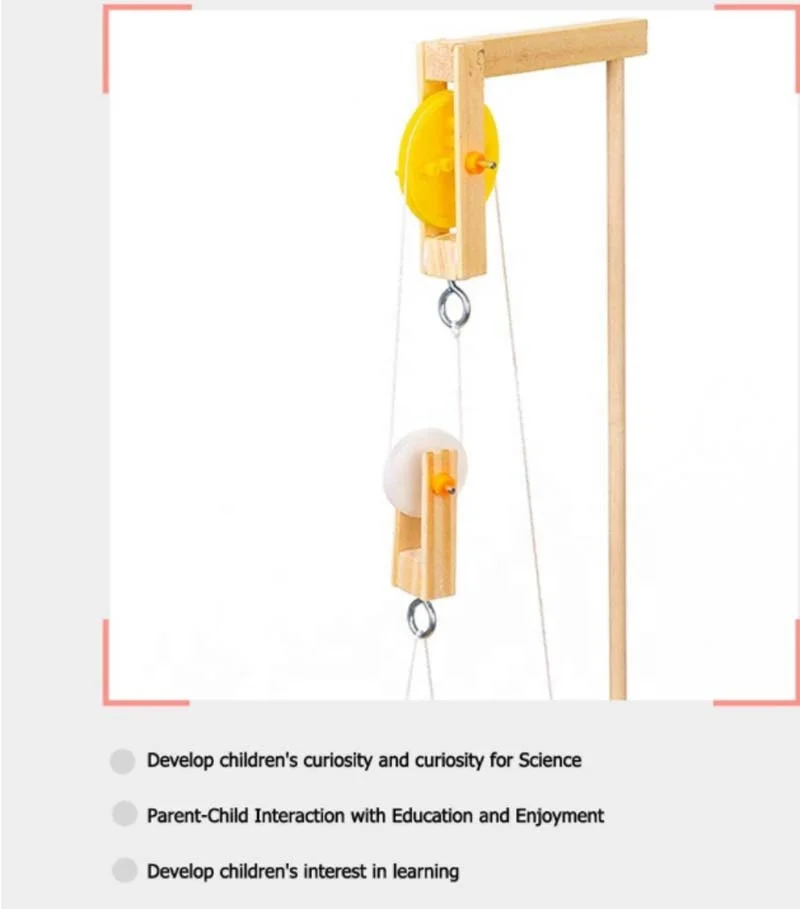 Baby Kids DIY Science Experiment Model Building Kits Manual Crane Creative Toy Kids Early Learning Education Toys for Baby Gifts