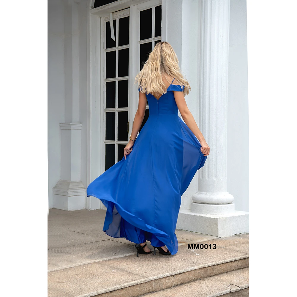 princess polly baby blue dress Royal Backless Long Prom Gown Dinner Party Graceful Elegant Women'S  Clothing Sky Blue Wedding Evening Dresses