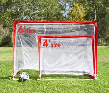 Portable Soccer Goal Net Set - 2 in 1, Pop up Training Football Goals