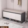 Modelo de cuatro puertas - gris oscuro - cojines de asiento color caqui blanco - 120 cm