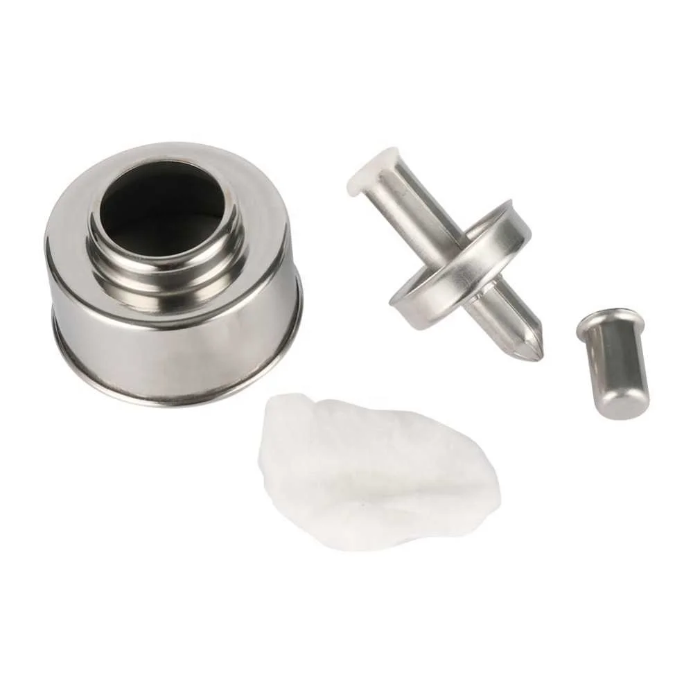 Lampada Ad Alcool Da Laboratorio 200ml | Bruciatore In Acciaio Inox Per Riscaldamento - Foto 3