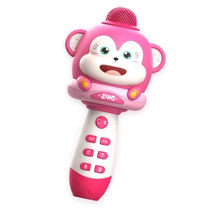 Multifunction Musical Toy Microphone Change Voice Bluetooth Plastic Microphone for Children