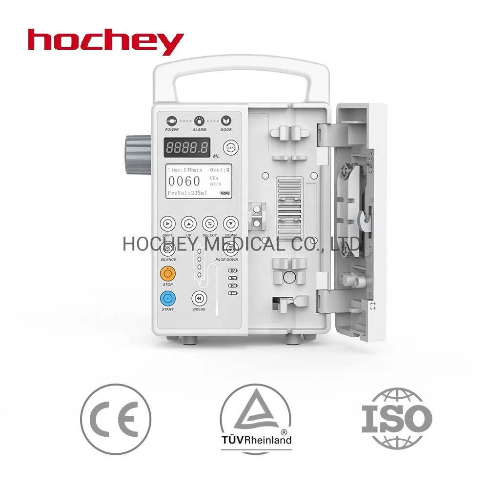 Hochey  Medical  Factory Price  Good Quality  Mobile  Syringe  Infusion  Pump  Hospital IV Infusion Pump