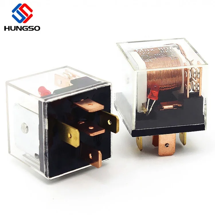 Медный терминал серебряные контакты со светодиодным индикатором автоматического реле прозрачное автоматическое