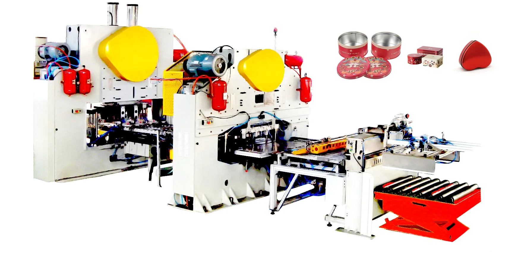 Automatic Tin Can Candy Sweet Box/ Metal Box Making Machine