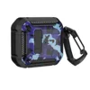 Negro camuflaje azul