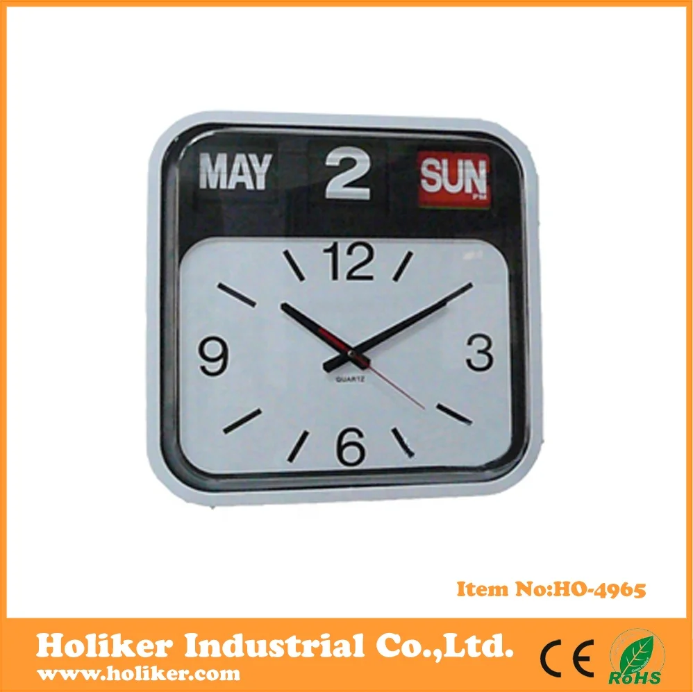 Useful Auto Flip Clock Day Date Calender Flip Clock for Sale