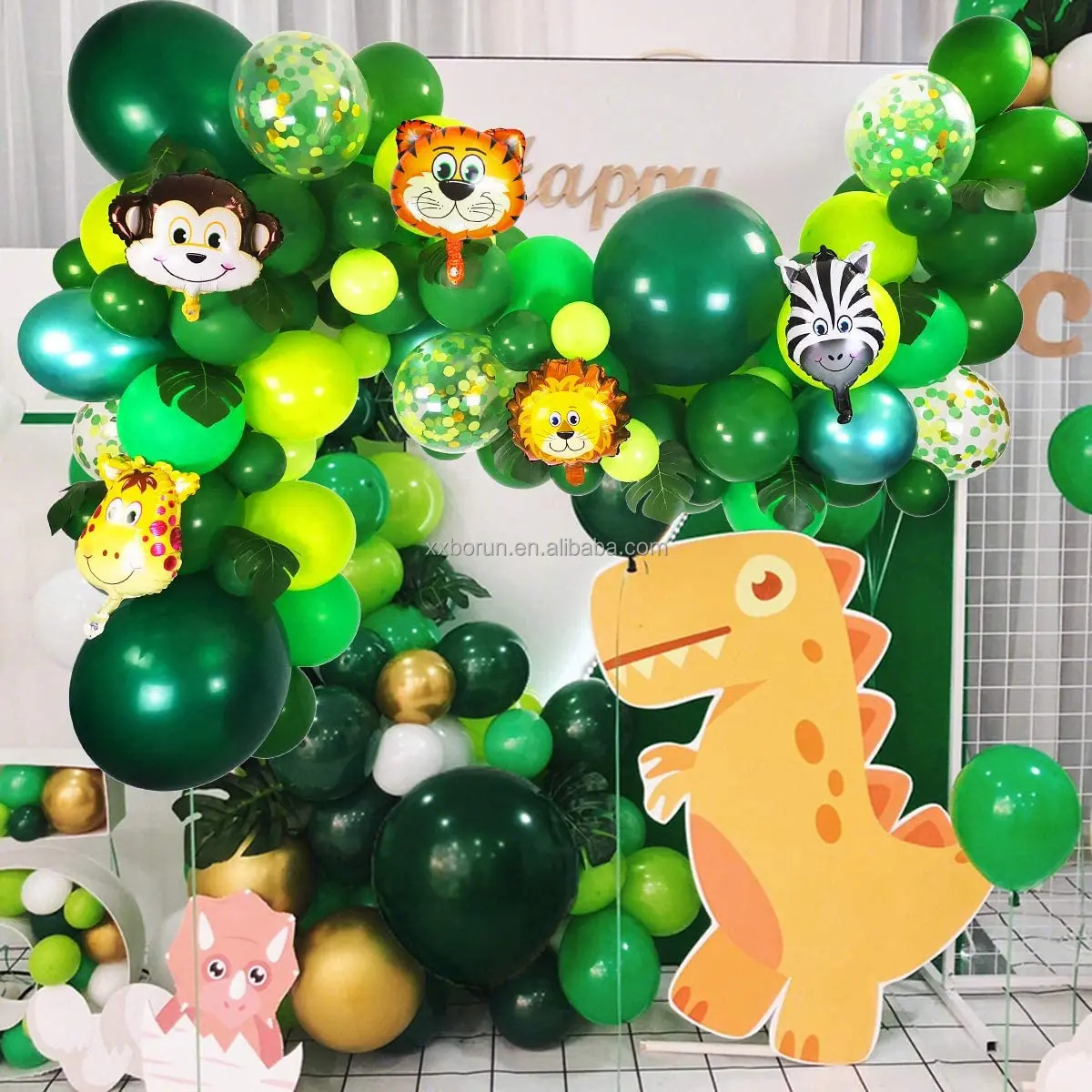 Forest Themed Party Balloons Decoration Baby Shower Birthday Party ...