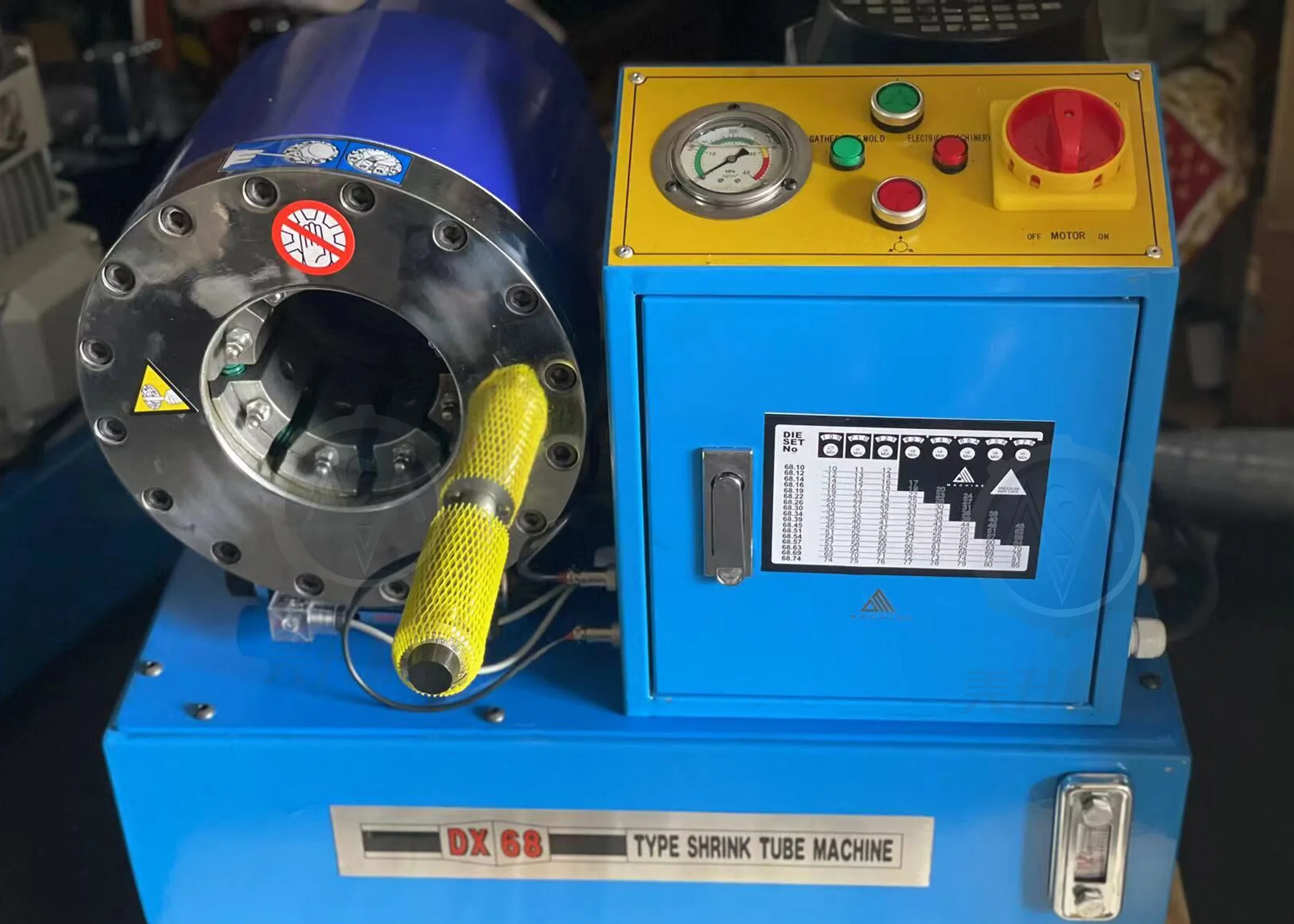 Manual Flexible Pressing Tool Automatic P20 Dx68 Dx69 Hydraulic Hose