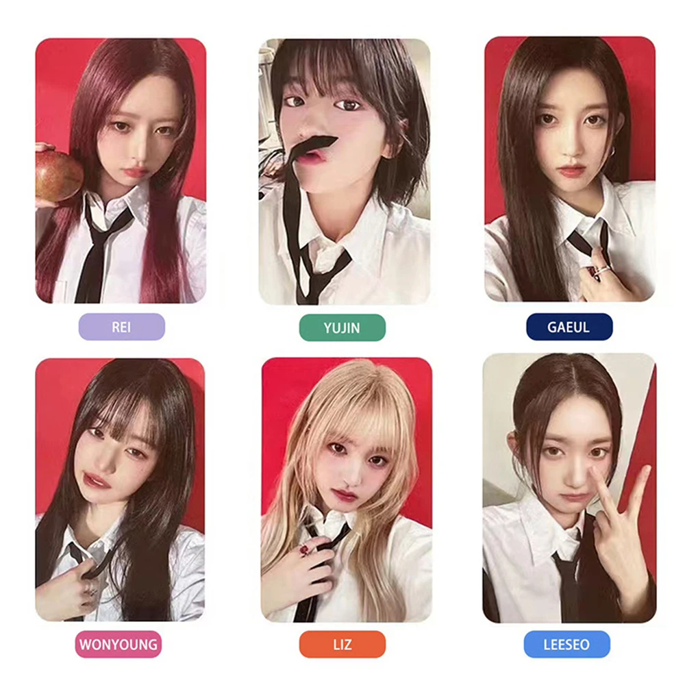 6 ピース/セット KPOP IVE フォトカード IVE MINE アルバム LOMO