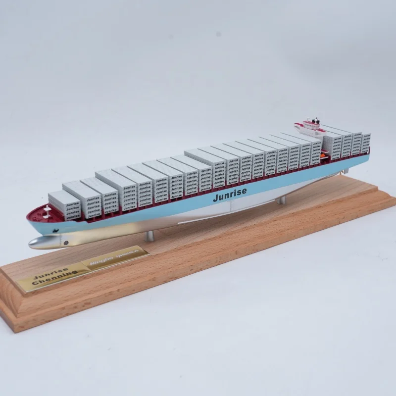 【LAC】O.A.S Factory's Handmade Scale Boat Model 1:1000 Scale  Ship Model Ornament Customized 35cm Chenning Container Ship Model