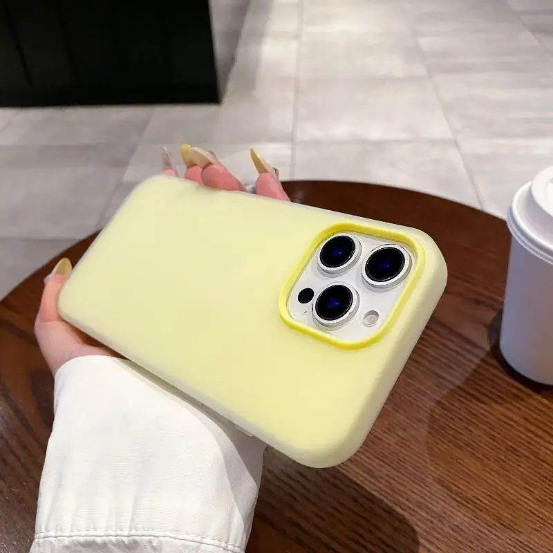 product anti fall tpu case for iphone 17 pro max soft jelly silicone phone cover in candy color with matte jelly back mobile phone cases-7