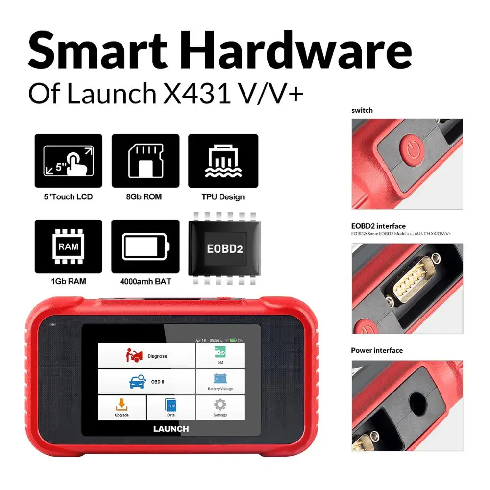 LAUNCH X431 CRP129E OBD2 Car Code Reader Scanner Car Diagnostic Tool