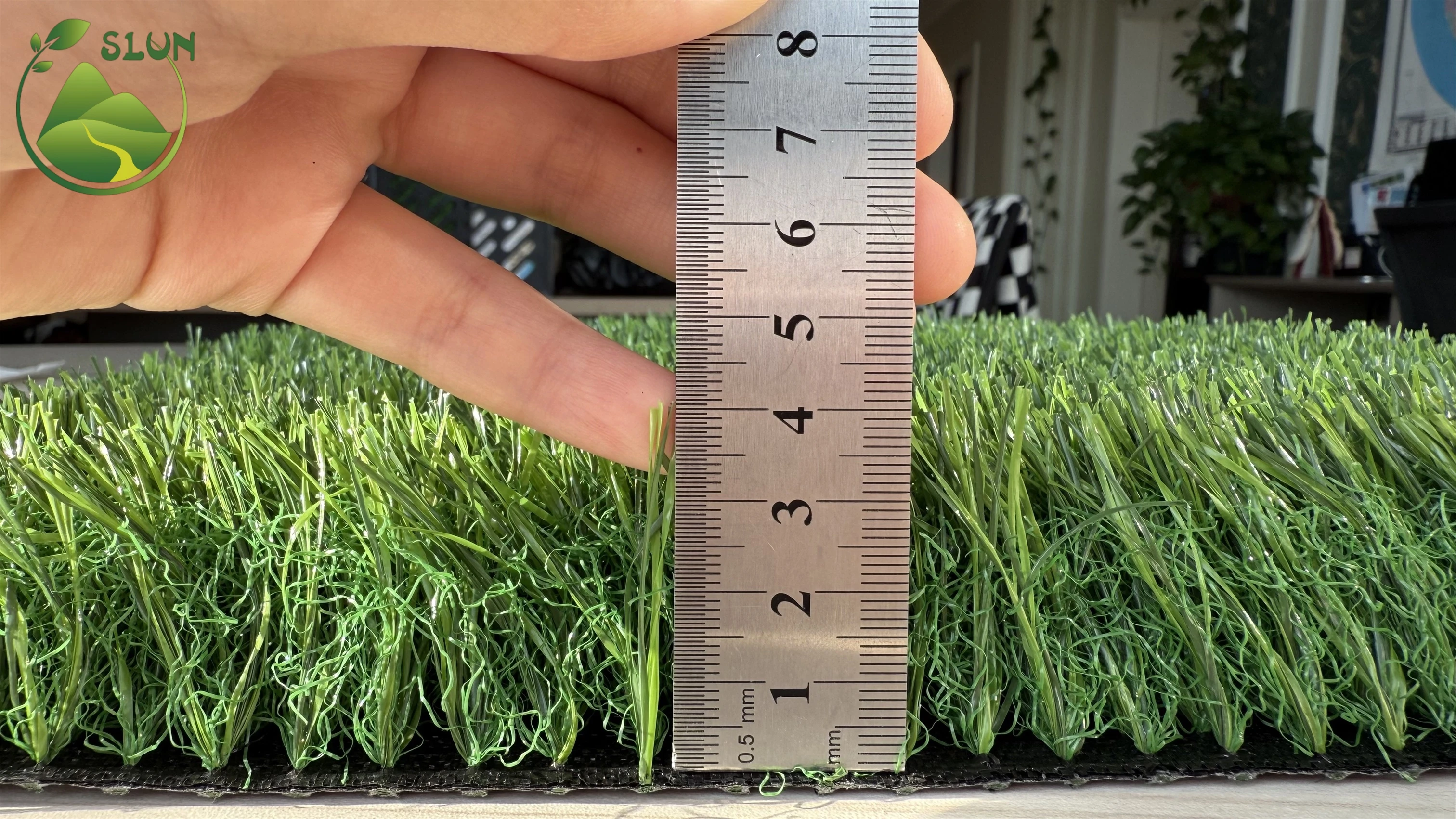 人造草坪 2m×10m 草坪长度 35mm 人造草垫 草坪密度 2 倍耐用性 Premium 35mm Artificial Turf Malaysia's Reliable Grass Supplier