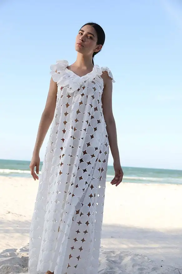 boho embroidered dress trends Gothic Linen Maxi Dress Casual Dress Styles Ukrainian Style Ghana Trendy Long Sleeve Summer Loose Full Mesh Asymmetric Cut Out Gorgeous embroidered cotton dress filter_tank Chest:56