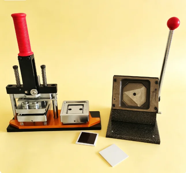 TEBAK Full Set Rectangular Fridge Magnet Making Machine with Cutting Tool & Supporting Materials