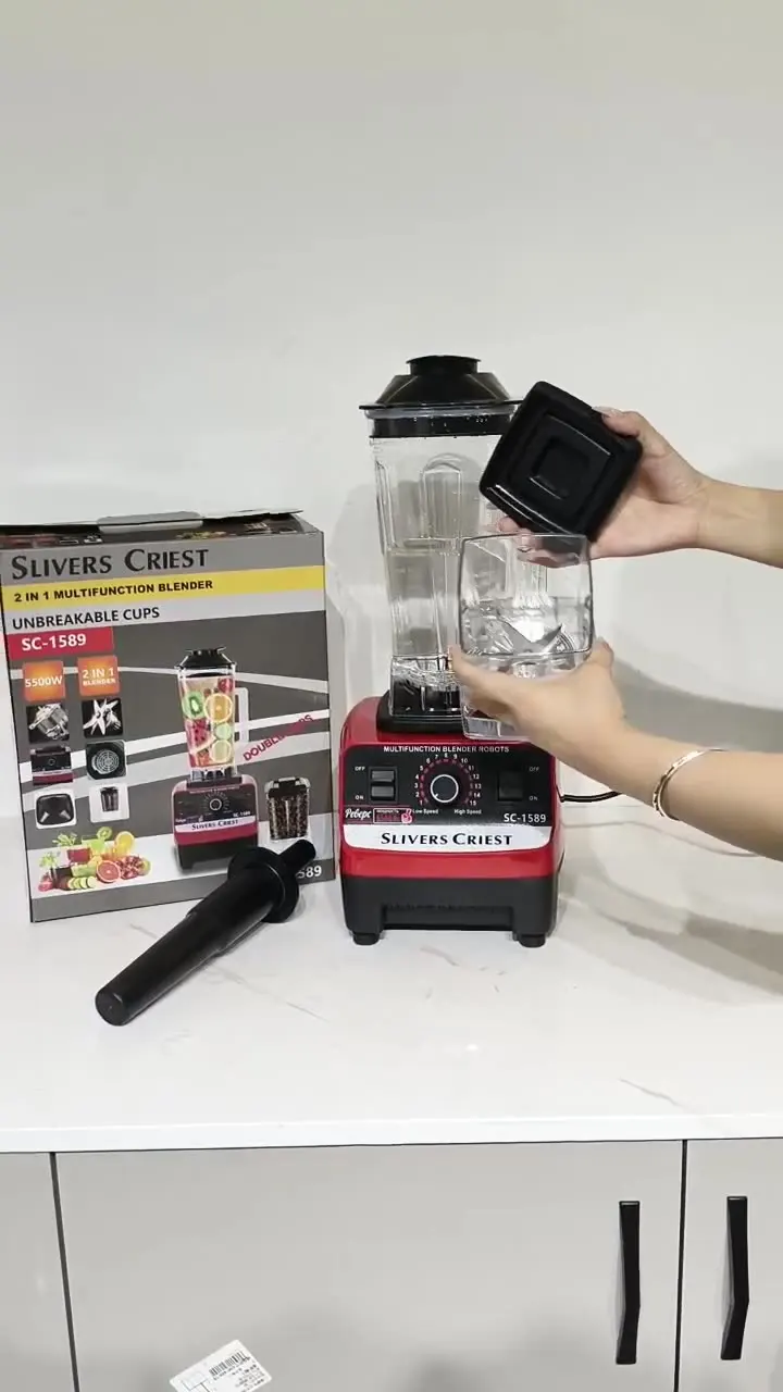 In Stock 2L 3000/4500W Silver Crest SC-1589 Big Powerful Smoothies