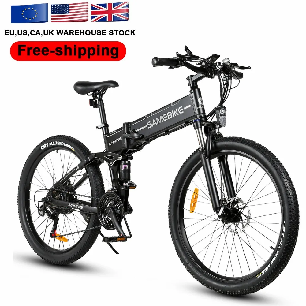 EU STOCK 1PC free shipping fast delivery 26 “Aluminum alloy folding 750w huge power motor rechargeable electric mountain bikes