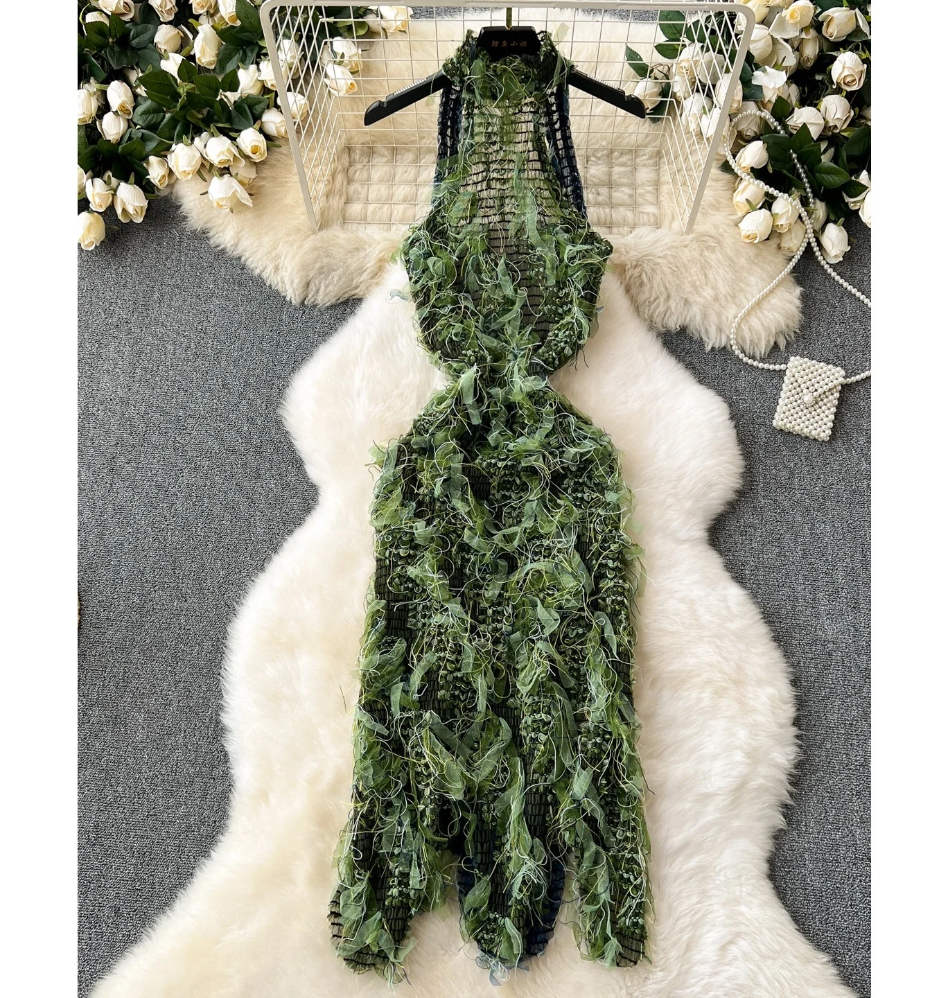 Tassel Sleeveless Dress Party Night Club Wrap Dresses Fashion Women