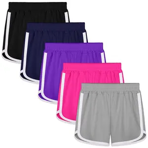 Customize Color Kids Gym Sports Shorts New Design Casual Loose Fit Mid Waist Elastic Closure Quick Dry Breathable Hot Shorts