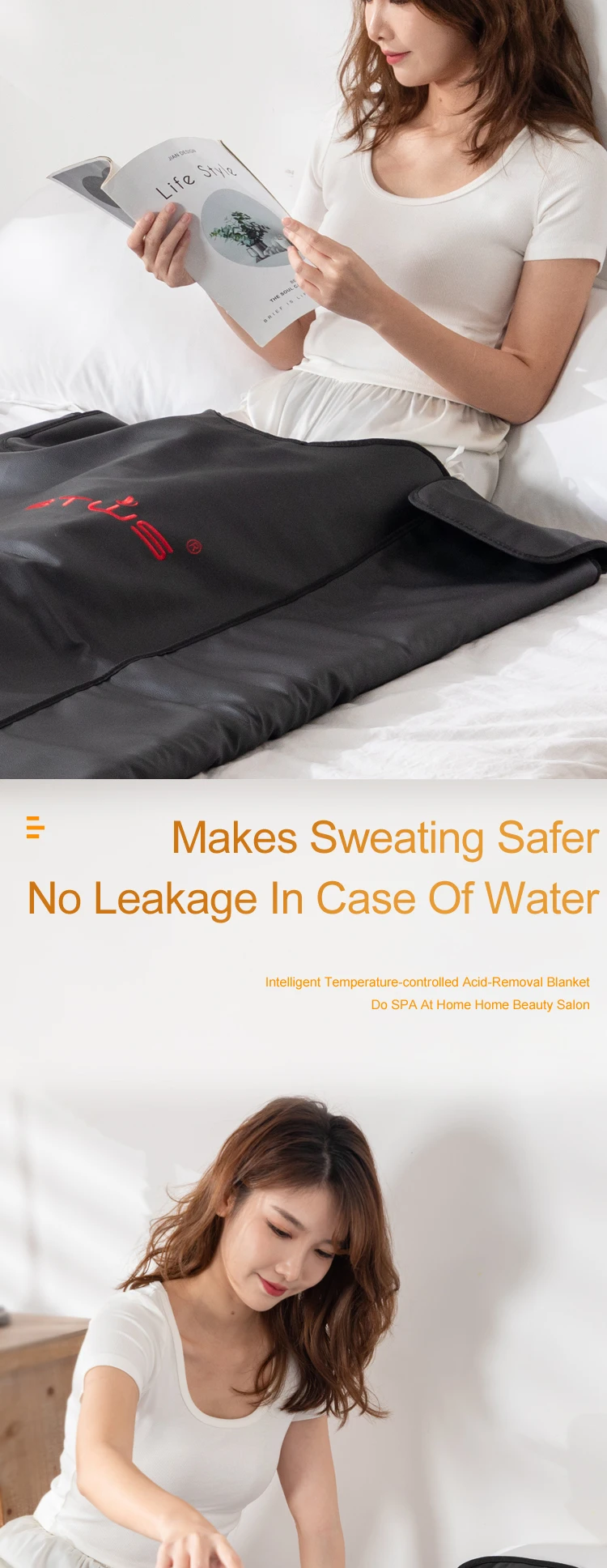 Gyzx Weight Loss And Detox Customizable Far Infrared Sauna Blanket Infrared Heated Body Wrap