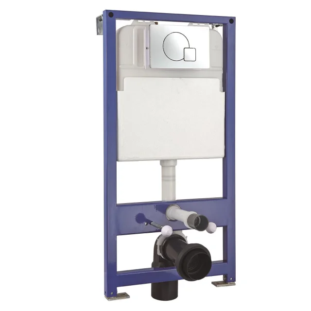 Concealed Cistern Dual Flushing Modern Style in Wall Cistern for Wall Hung Toilet