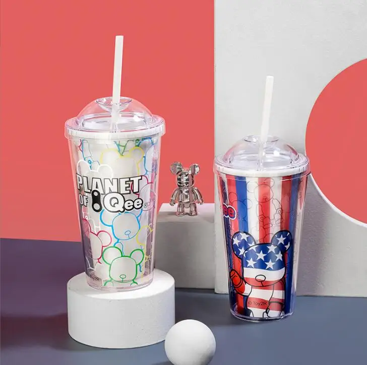 Summer Hot Sale Beach Freezing Gel Ice Cream Cup Reusable Custom Logo  Double Wall Plastic Tumbler with Lid and Straw - China Plastic Cup and  Double Wall Plastic Cup price