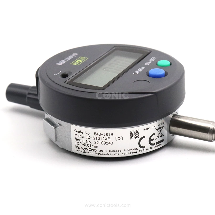 Genuine Mitutoyo 543-781B Indicator 0-12.7 mm 0.01mm Electronic Dial Gauge Precision Digital Dial Indicator