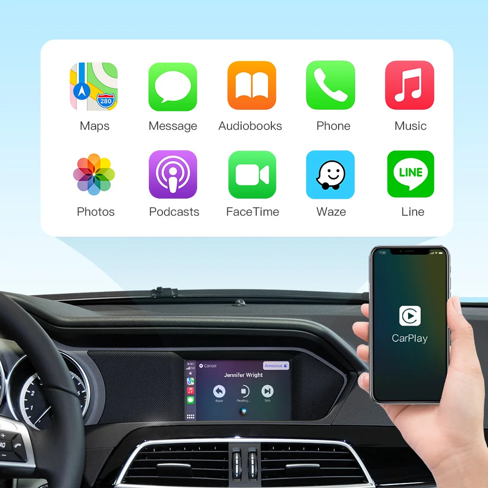 Carabc Wireless Carplay For Mercedes Benz Ntg4.5 Becker Module Wireless
