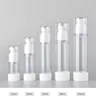 Clear lotion pump bottle