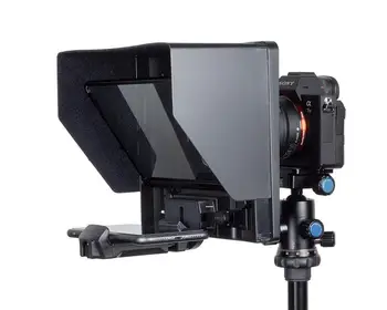 FEELWORLD TP10 Portable 10-inch Folding Teleprompter Supports up to 11" Smartphone/Tablet Prompting Smartphone DSLR Shooting Wit detail image