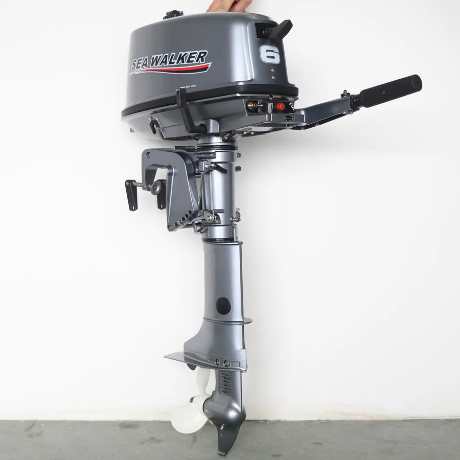 Seawalker 2 Stroke 6HP Outboard Motor for Inflatable Rafts