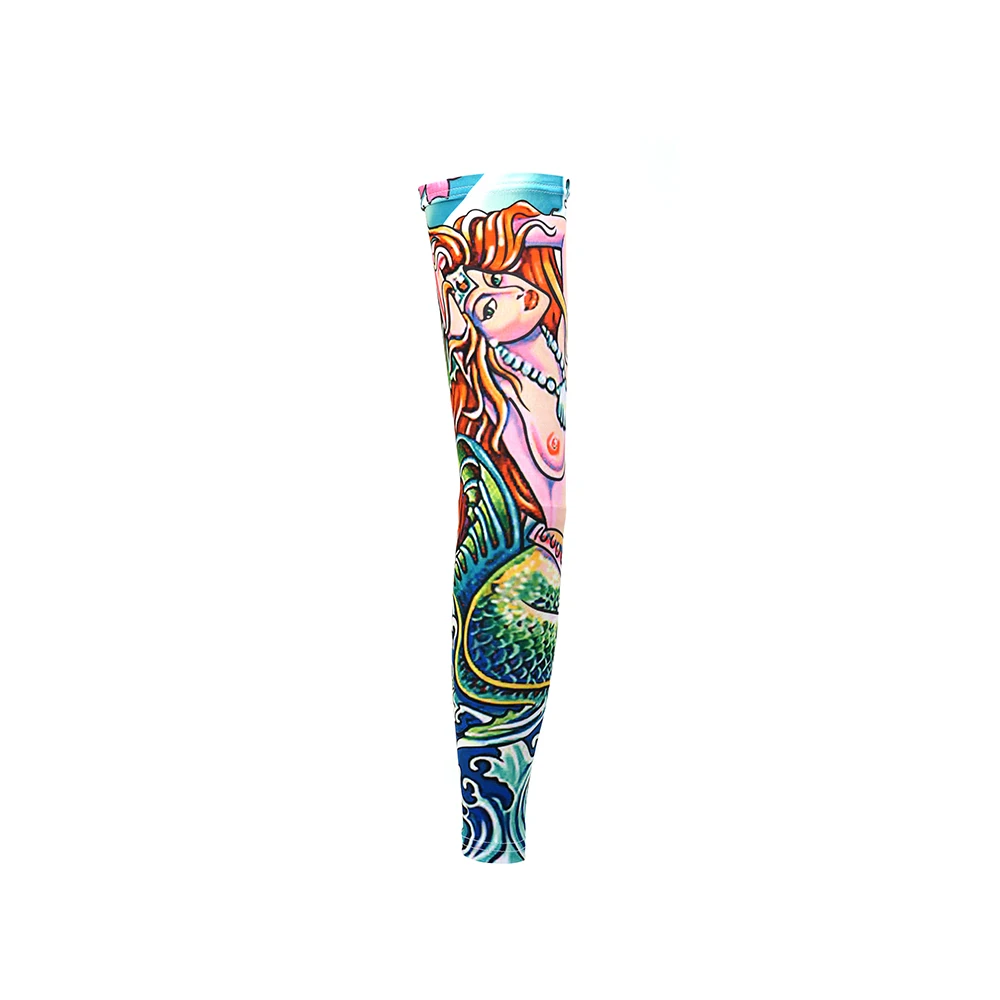 Size Custom Beauty Cartoon Characters Pattern Summer Sun Protection UV Anti-sweat Cool Multifunctional Tattoo Sleeve