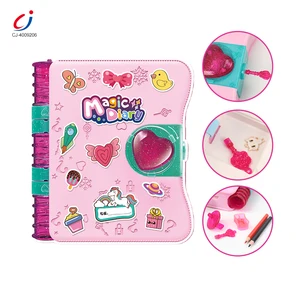 Chengji Kids Jewelry Making Accessories Handmade Sticker Cartoon Multi Beauty Decoration Magic Book for Kids