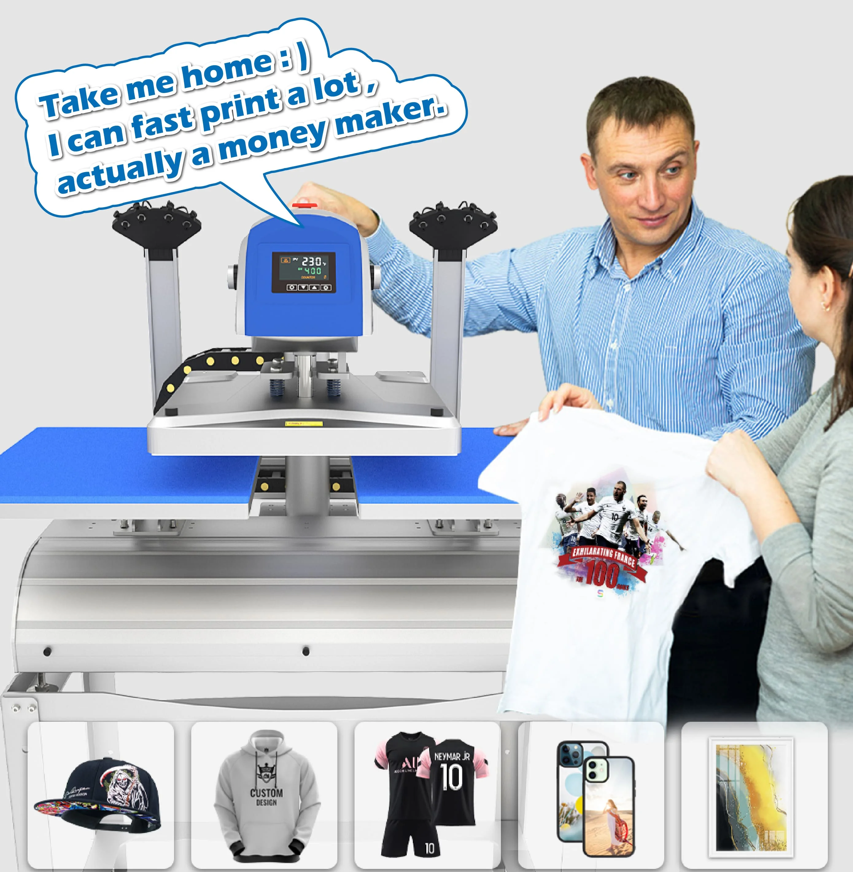 16x20 Plate Replaceable Automatic Electric Heat Press Machine Buy Heat Press Machine,Automatic