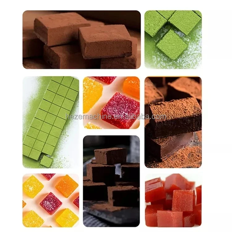 Machine Cutting Chocolate Bars Guitar Cutter
