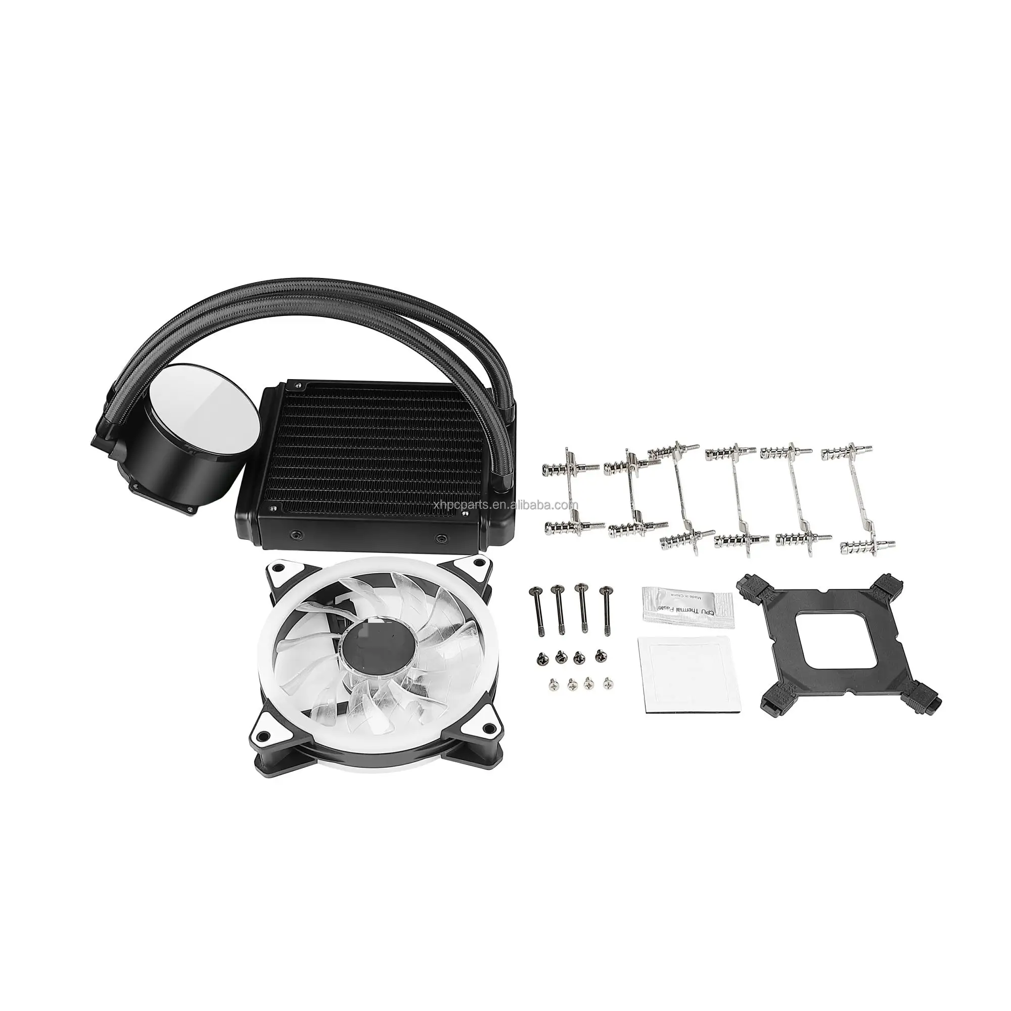 Cpu Water Cooler Liquid Cooler Rgb /argb Fans Buy Rgb Wc Coolers For