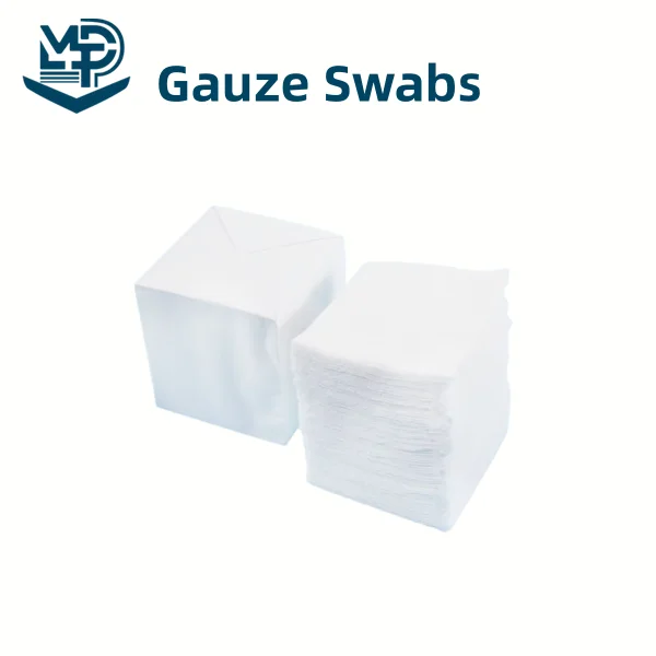 OEM Gauze Swab Pad 4ply 8ply 12ply 16ply X-ray Detectable Folded Edge Non Sterile Medical First Aid Sponge details