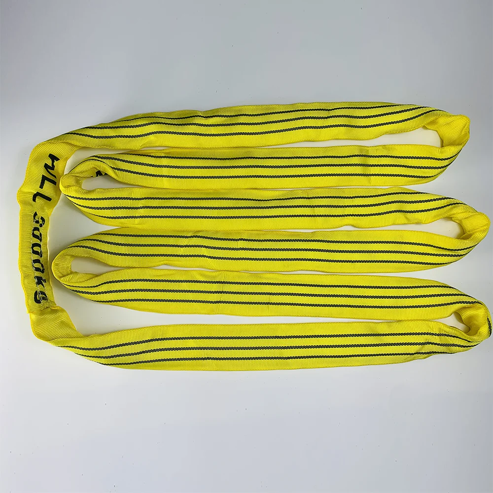 6 Meter Platform Nylon bing Sling 3 Ton Aramid Fiber Circular Polyester Fiber Lifting Belt