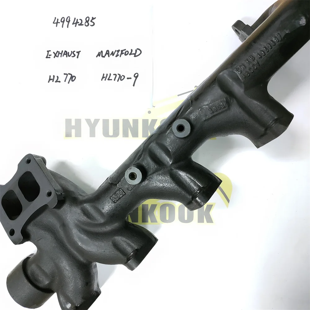 4994285 ENGINE QSL9 EXHAUST MANIFOLD 4989806 5254333 FOR HL770-9A 