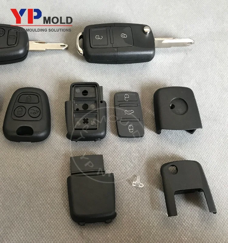 China Factory Injection Molding Manufacturer Customized Plastic Injection Mold Mould for Automobile Car Remote Control Key Shell