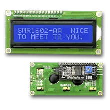 5V 3.3V Yellow Blue white IIC  I2C display 16*2 16x2 1602 character lcd module screen