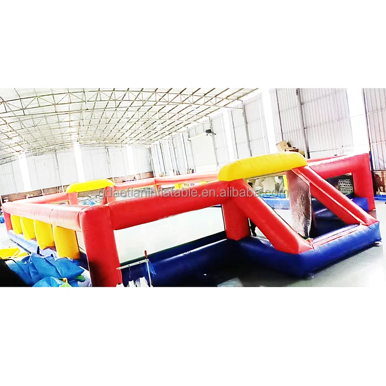 Play Ground Inflatable Soccer Field For Rent Football Sport Games Booth