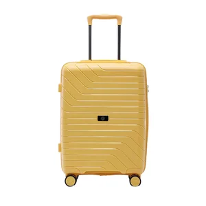 New Design Durable PP Luggage Sets Expandable Lightweight Hard Shell Spinner Travel Suitcase Set With 4 Wheels and TSA Lock