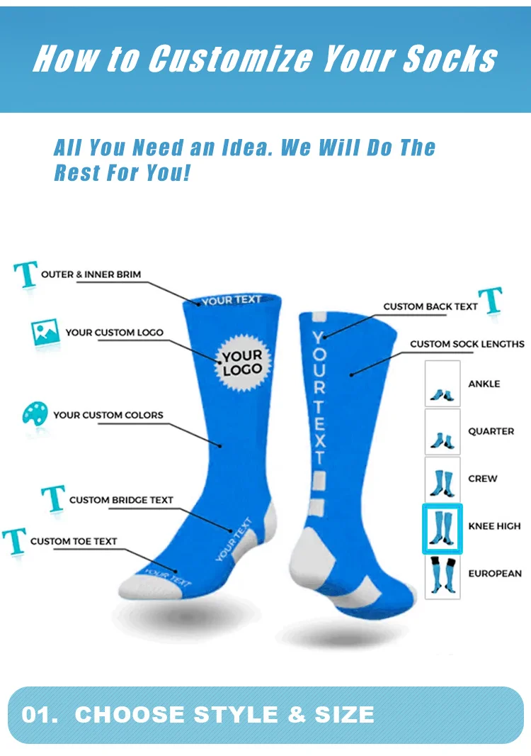 Professional Custom Logo Quick Dry Waterproof Hiking Sport Socks ...